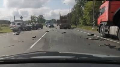 На Киевском шоссе в Ленобласти погиб человек