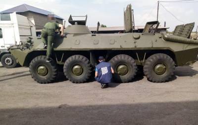 На Украине нашли советский БТР-70, который бойцы ВСУ потеряли в 2015 году