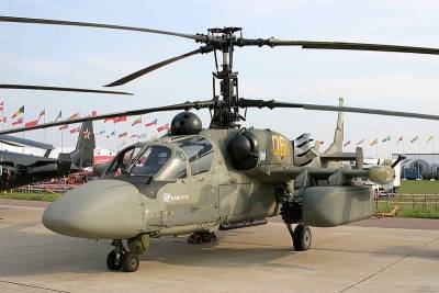 Вертолет Ка-52М научат взаимодействовать с дронами