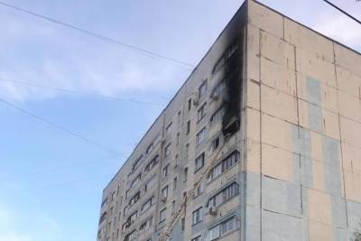 В Рязани загорелась квартира в девятиэтажке