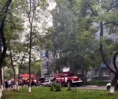 В Кузбассе соседи спасли двух человек из горящей квартиры
