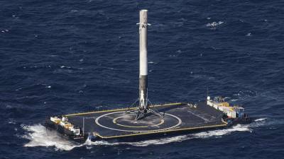 SpaceX создаст плавучий космодром для пусков ракет к Марсу