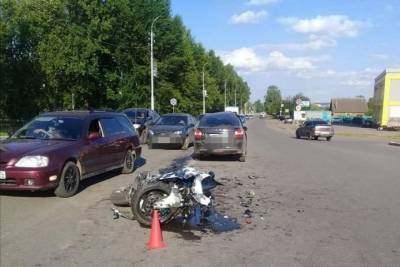 В Башкирии мотоциклист попал в больницу по вине 61-летнего водителя «Лады»