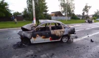 Появилось видео с места ДТП с шестью погибшими в Мордовии