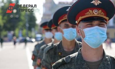 В Санкт-Петербурге участников парада Победы протестировали на коронавирус