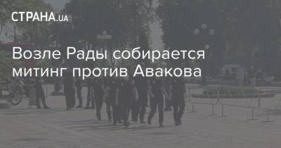 Возле Рады собирается митинг против Авакова