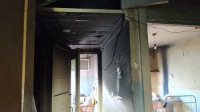 83-летняя бабушка пострадала при пожаре в доме в центре Уфы