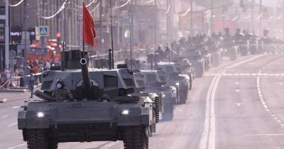 Репетицию парада Победы в Москве показали на видео