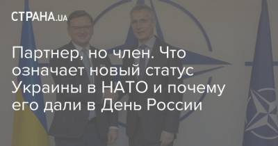 Партнер, но член. Что означает новый статус Украины в НАТО и почему его дали в День России