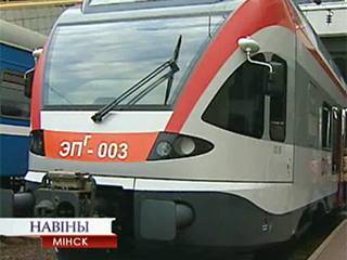 Швейцарские поезда на Белорусской железной дороге