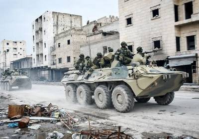Российские патрули в Сирии были дополнительно защищены и усилены