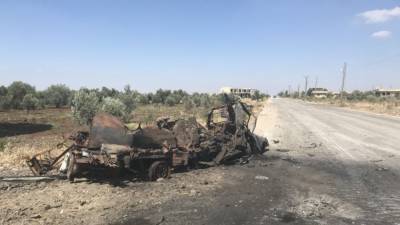 Сирия новости 18 июня 16.30: двое турецких военных ранены при взрыве в Алеппо, БПЛА Международной коалиции замечен над Дейр эз-Зором