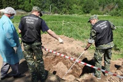 В Псковской области нашли останки погибших от рук нацистов мирных граждан