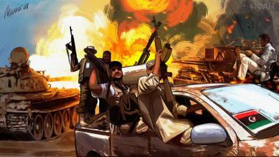 Боевики ПНС Ливии вторые сутки воюют с сирийскими наемниками в Триполи