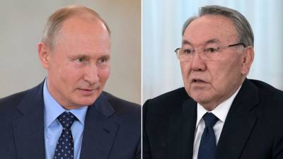 Путин поддержал заболевшего коронавирусом Назарбаева
