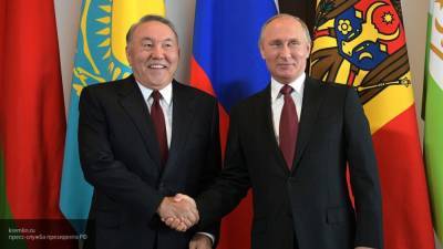 Путин пожелал Назарбаеву выздоровления от коронавируса