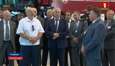Главное условие успешной работы предприятия - обеспечение высокого качества продукции. Президент посетил "Гомсельмаш"