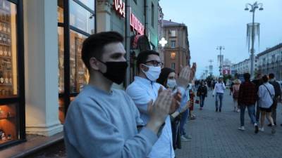 В Минске проходит пикет в поддержку задержанных в ходе выборной кампании