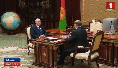 Глава государства принял с докладом управделами Президента Виктора Шеймана