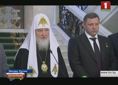 В Свято-Даниловом монастыре лидеры ДНР и ЛНР встречались с Патриархом Московским и всея Руси Кириллом