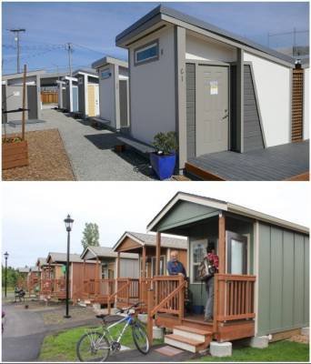 В Калифорнии построили дома для бездомных, но нуждающиеся не стремятся заселяться туда