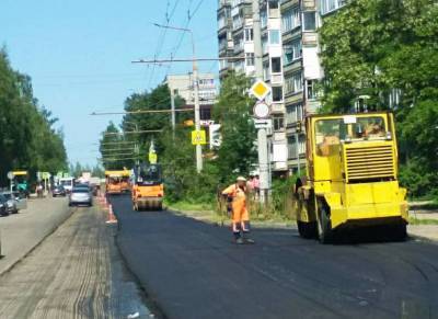 Как продвигается ремонт улицы Петра Алексеева в Смоленске