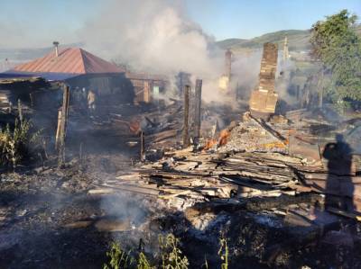 В Башкирии в доме сгорела женщина