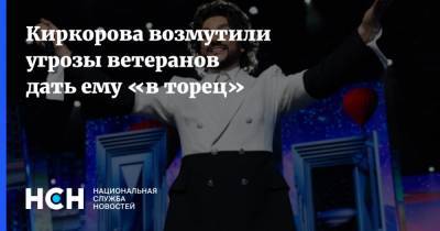 Киркорова возмутили угрозы ветеранов дать ему «в торец»