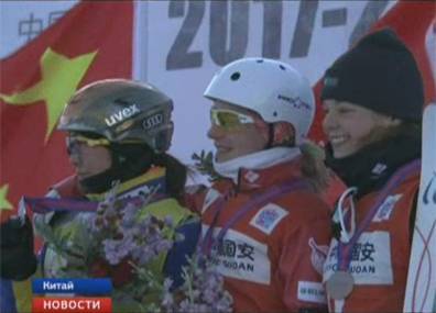 Белоруска Анна Гуськова - победительница первого этапа Кубка мира по фристайлу
