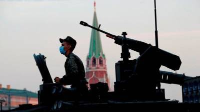 На Красной площади состоялась ночная репетиция Парада Победы