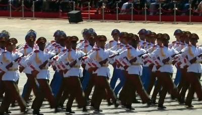 Китай прислал на Парад Победы в Москве более сотни военнослужащих
