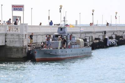 Поднятый во время стройки Крымского моста военный катер БК-73 превратили в музей в Геленджике