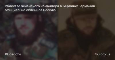 Убийство чеченского командира в Берлине: Германия официально обвинила Россию