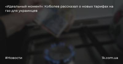 «Идеальный момент»: Коболев рассказал о новых тарифах на газ для украинцев