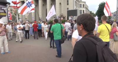 В Минске начался очередной пикет солидарности