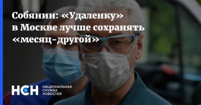 Собянин: «Удаленку» в Москве лучше сохранять «месяц-другой»
