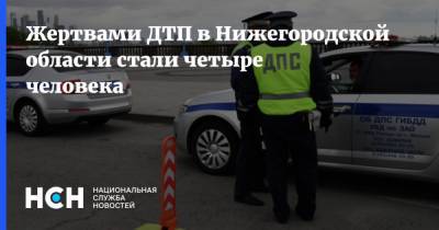 Жертвами ДТП в Нижегородской области стали четыре человека