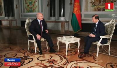 Александр Лукашенко дал интервью российскому журналисту Сергею Брилеву