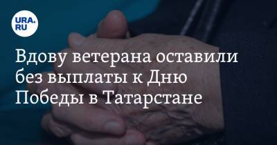 Вдову ветерана оставили без выплаты к Дню Победы в Татарстане. Виной всему бюрократическая ошибка