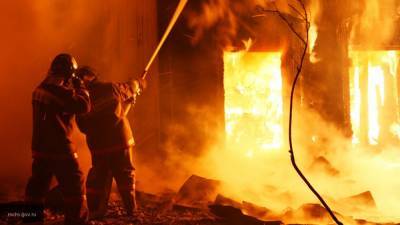 Крупный пожар в ангаре на севере Москвы ликвидирован