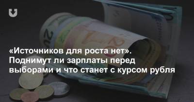 «Источников для роста нет». Поднимут ли зарплаты перед выборами и что будет с курсом рубля