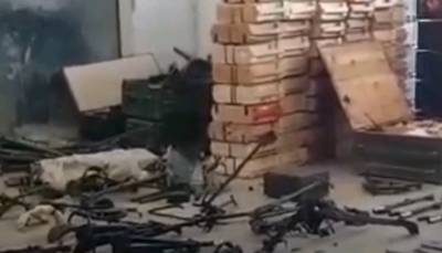 В Сирии обнаружили подземный бункер с оружием боевиков