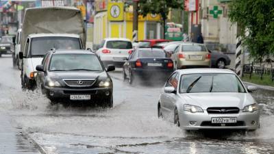 В ЦОДД сообщили о перекрытии дорог в Москве из-за подтоплений