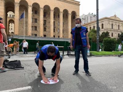 Мэрия Тбилиси помогла организовать протестную акцию у парламента