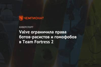 Valve ограничила права ботов-расистов и гомофобов в Team Fortress 2
