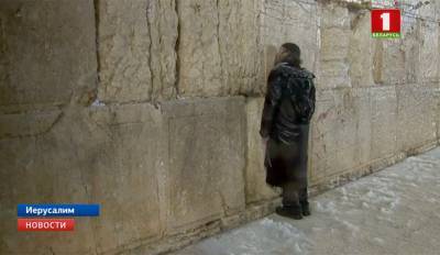 В Иерусалиме прошел первый в этом сезоне снегопад