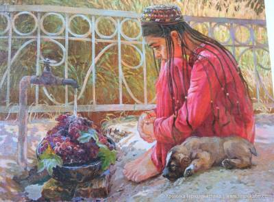Сельские картинки. Работы туркменских художников