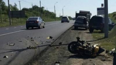 Мотоциклист пострадал в ДТП под Саратовом