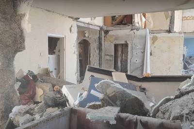 Взрыв в Киеве: Появились кадры первых минут из середины разрушенного дома