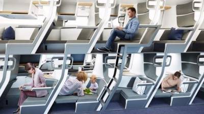 Кресла в два этажа, пассажиры под колпаком: как изменятся самолеты после пандемии